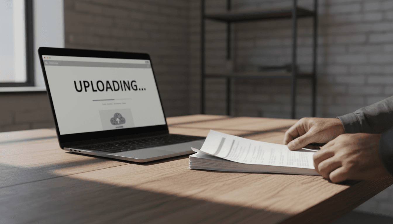 File upload and document analysis feature