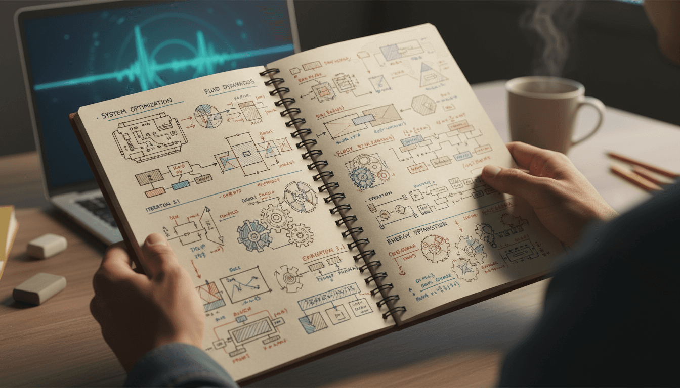 Detailed problem-solving notes demonstrating extended reasoning process