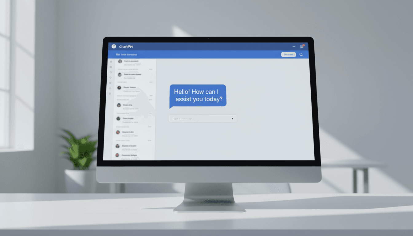 ChatGPT Plus interface showing conversation window and features