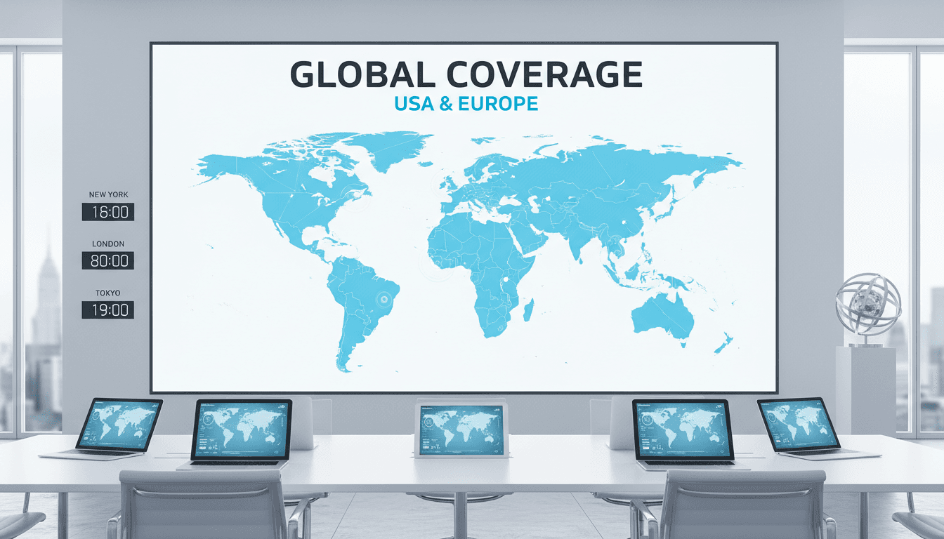 Global availability USA and Europe
